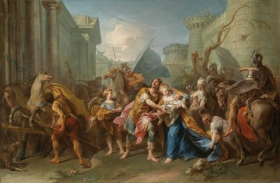 The Farewell of Andromache and Hector by Jean II Restout